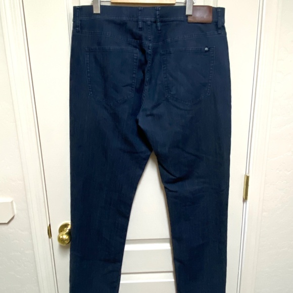 Travis Mathew Mens Jeans Dark Wash Straight Fit Comfort Stretch Size 34x32 - Picture 7 of 10